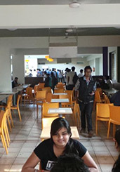 images of D. Y. Patil College dining area